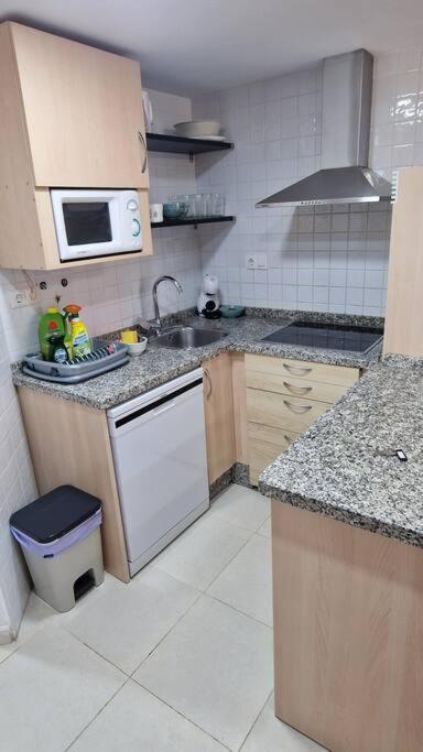 Alojamiento Con Terraza 1B02 En La Playa De Vera. Kültér fotó
